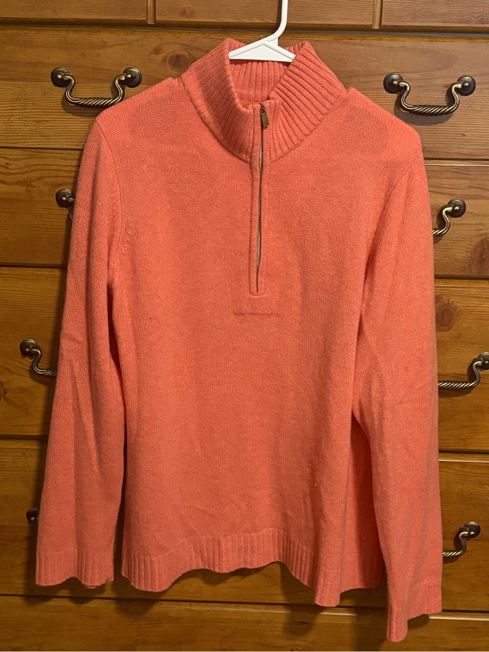 Tommy Bahama Coral Half-Zip Turtleneck Sweater